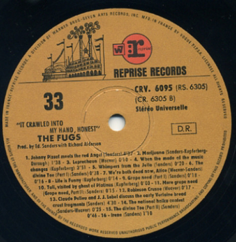 The Fugs - It Crawled Into My Hand, Honest | Reprise Records (CRV 6095) - 4 The Fugs - It Crawled Into My Hand, Honest | Reprise Records (CRV 6095) - 4