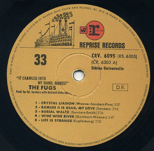 The Fugs - It Crawled Into My Hand, Honest | Reprise Records (CRV 6095) - 3 The Fugs - It Crawled Into My Hand, Honest | Reprise Records (CRV 6095) - 3