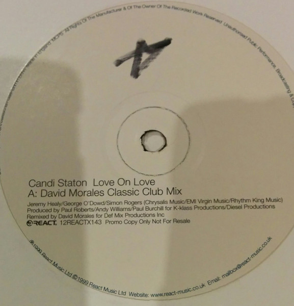 Candi Staton - Love On Love | React (12REACTX143) - main