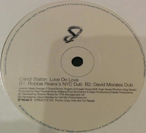 Candi Staton - Love On Love | React (12REACTX143) - 2