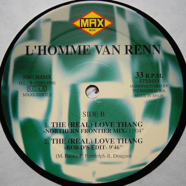 L'Homme Van Renn - The (Real) Love Thang | Max Music (NM1368MX) - 3