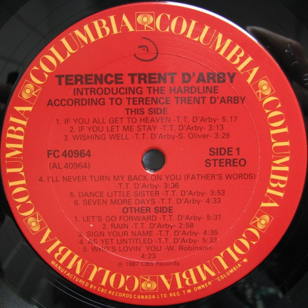 Terence Trent D'Arby - Introducing The Hardline According To Terence Trent D'Arby | Columbia (FC 40964) - 3 Terence Trent D'Arby - Introducing The Hardline According To Terence Trent D'Arby | Columbia (FC 40964) - 3