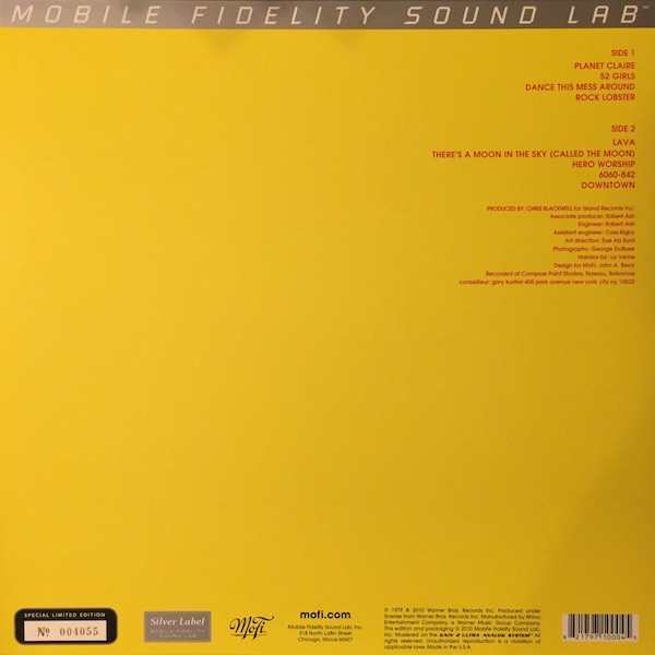 The B-52's - The B-52's | Mobile Fidelity Sound Lab (MOFI 1-004) - main