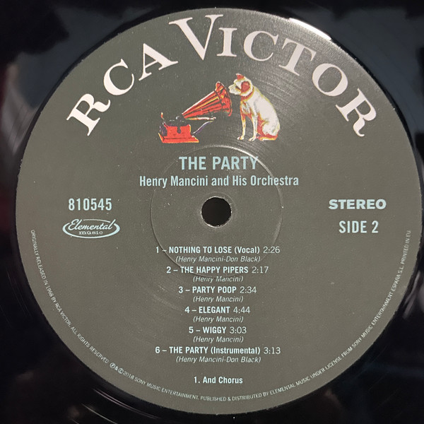 Henry Mancini - The Party (Music From The Film Score) | Elemental Music (810545) - 4 Henry Mancini - The Party (Music From The Film Score) | Elemental Music (810545) - 4