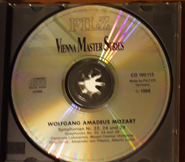 Wolfgang Amadeus Mozart - Symphonien Nr. 22, 24 Und 29 | Pilz (CD 160 113) - 3