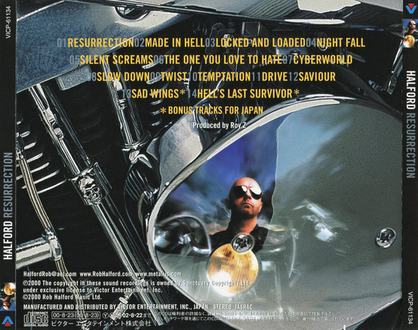 Halford = Halford - Resurrection = レザレクション | Victor (VICP-61134) - 4