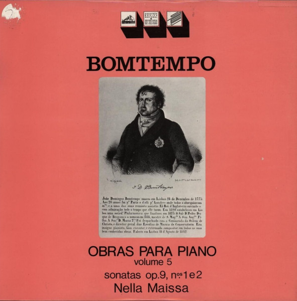 João Domingos Bomtempo / Nella Maissa - Obras Para Piano Volume 5 | A Voz Do Dono (11C 051-40590)