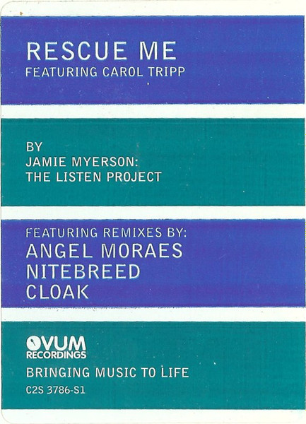 Jamie Myerson - Rescue Me | Columbia (C2S 3786-S1)