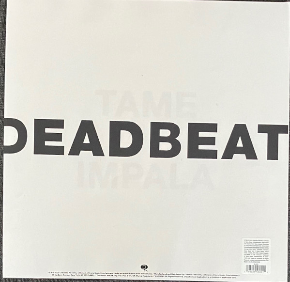Tame Impala - Deadbeat 2LP | Columbia (19802956001) - 2 Tame Impala - Deadbeat 2LP | Columbia (19802956001) - 2
