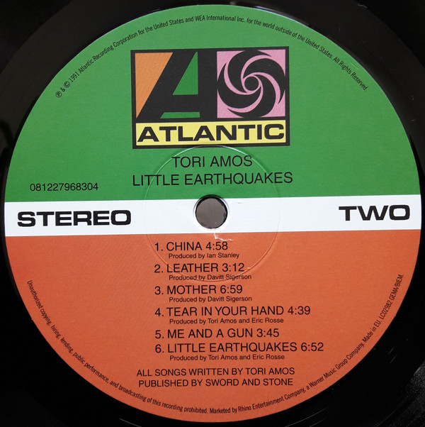 Tori Amos - Little Earthquakes | Atlantic (081227968304) - 2