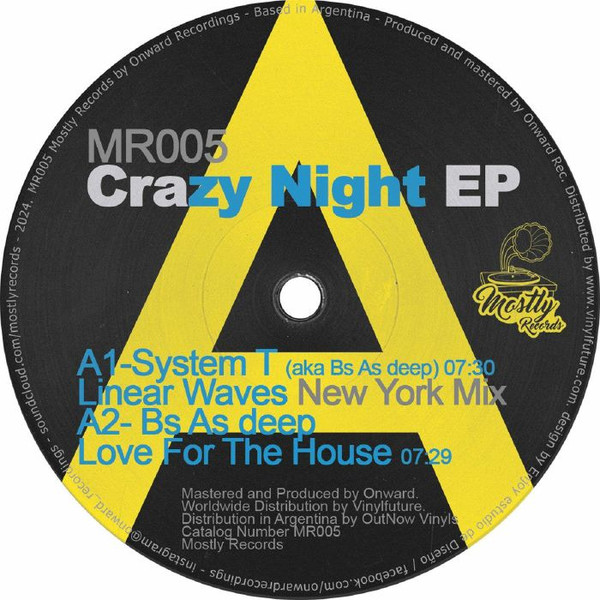 Bs As Deep , Nicola Brusegan - Crazy Night EP | Mostly Records (MR005) - main Bs As Deep , Nicola Brusegan - Crazy Night EP | Mostly Records (MR005) - main