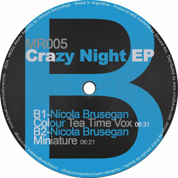 Bs As Deep , Nicola Brusegan - Crazy Night EP | Mostly Records (MR005) - 2 Bs As Deep , Nicola Brusegan - Crazy Night EP | Mostly Records (MR005) - 2