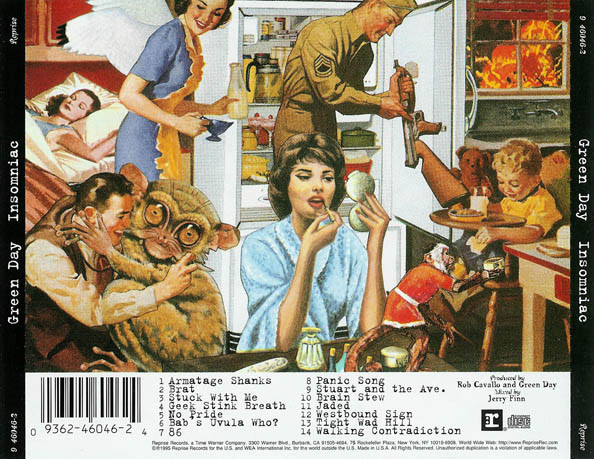 Green Day - Insomniac | Reprise Records (9 46046-2) - 2 Green Day - Insomniac | Reprise Records (9 46046-2) - 2