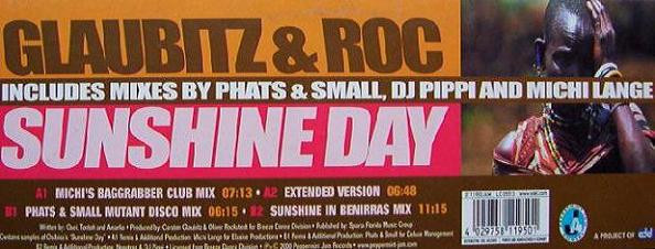 Glaubitz & Roc - Sunshine Day | Peppermint Jam (011195-0 JAM)