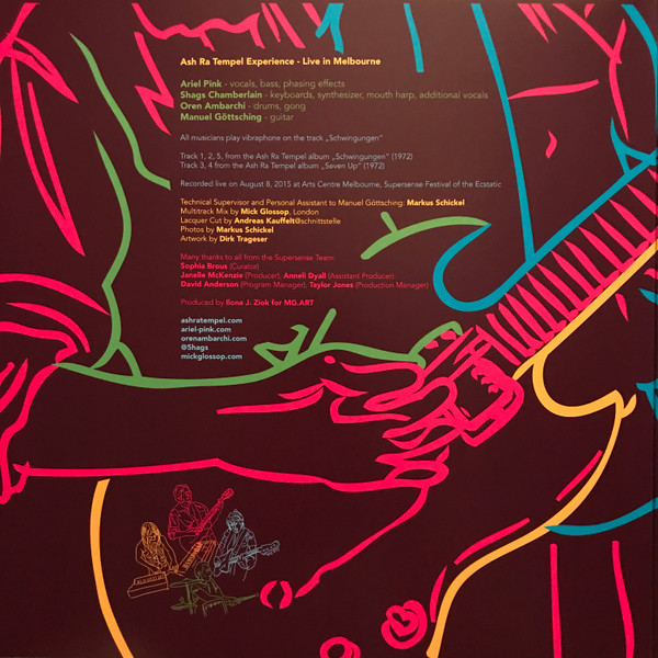 Ash Ra Tempel Experience Feat. Manuel Göttsching , Ariel Pink , Oren Ambarchi , Shags Chamberlain - Live In Melbourne | MG.ART (MG.ART 602) - 2