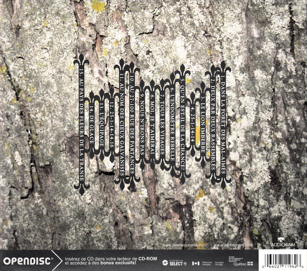 Pierre Lapointe - La Forêt Des Mal-Aimés [CD] | Audiogram (ADCD 10196) - 2