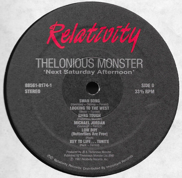 Thelonious Monster - Next Saturday Afternoon | Relativity (88561-8174-1) - 3