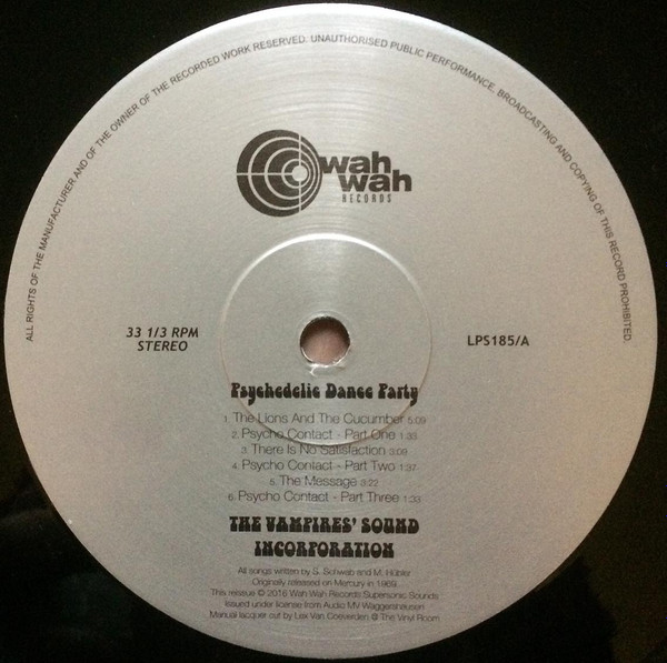 The Vampires' Sound Incorporation - Psychedelic Dance Party | Wah Wah Records (LPS185) - 4