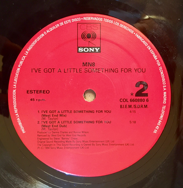 MN8 - I've Got A Little Something For You | CBS/Sony (COL 660880 6) - 4