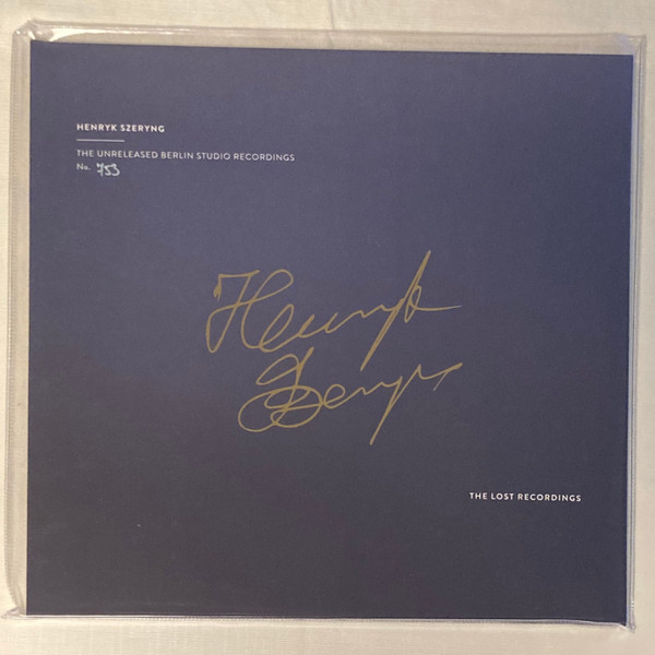 Henryk Szeryng - The Unreleased Berlin Studio Recordings | Fondamenta (TLR2203040V) - main