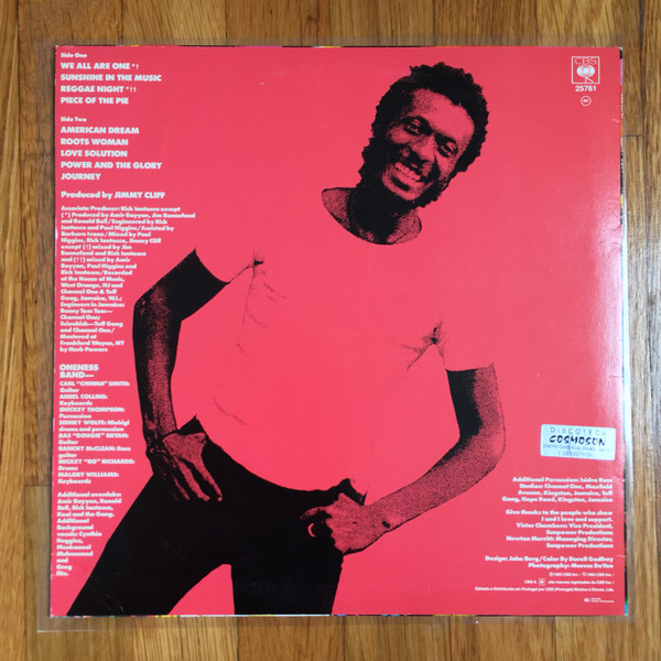 Jimmy Cliff - The Power And The Glory | CBS (CBS 25761) - 2