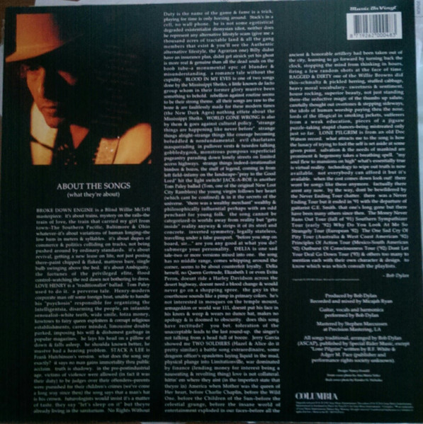 Bob Dylan - World Gone Wrong | Music On Vinyl (MOVLP1616) - 2 Bob Dylan - World Gone Wrong | Music On Vinyl (MOVLP1616) - 2