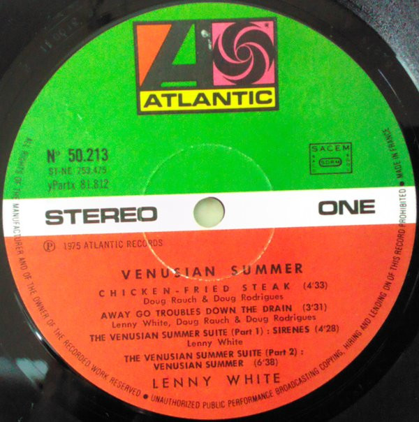 Lenny White - Venusian Summer | Atlantic (50.213) - 2 Lenny White - Venusian Summer | Atlantic (50.213) - 2