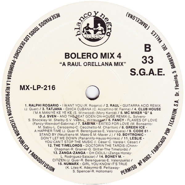 Various - Bolero Mix 4 | Blanco Y Negro (MXLP-216) - 4 Various - Bolero Mix 4 | Blanco Y Negro (MXLP-216) - 4