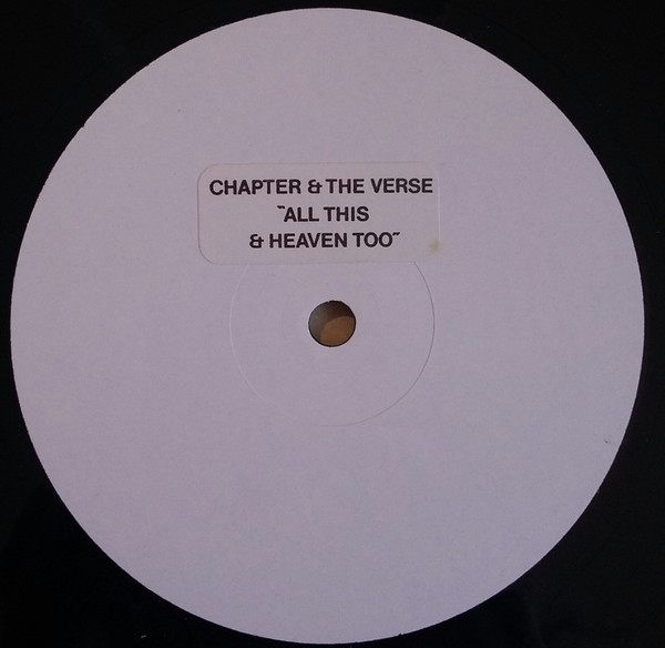 Chapter And The Verse - All This And Heaven Too | Rham! (RS 8801)