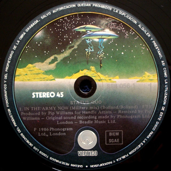 Status Quo - In The Army Now (Military Mix) | Vertigo (888 056-1) - 2