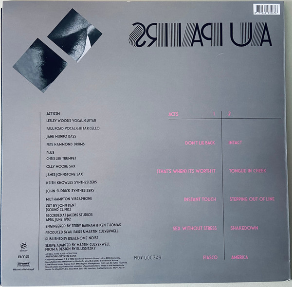 Au Pairs - Sense And Sensuality | Sanctuary (MOVLP3779) - 2 Au Pairs - Sense And Sensuality | Sanctuary (MOVLP3779) - 2