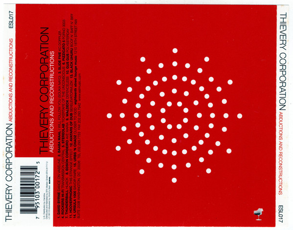 Thievery Corporation - Abductions And Reconstructions | Eighteenth Street Lounge Music (ESL017) - 2