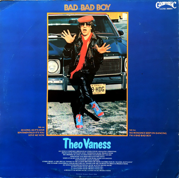 Theo Vaness - Bad Bad Boy | Goody Music Records (GOM 30004) - 2