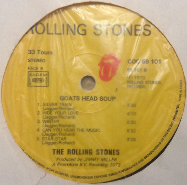 The Rolling Stones - Goats Head Soup | Rolling Stones Records (COC 59 101) - 4