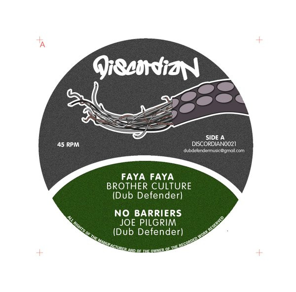 Brother Culture / Brother Joe Pilgrim - Faya Faya / No Barriers | Discordian (DISC0021) - 3 Brother Culture / Brother Joe Pilgrim - Faya Faya / No Barriers | Discordian (DISC0021) - 3