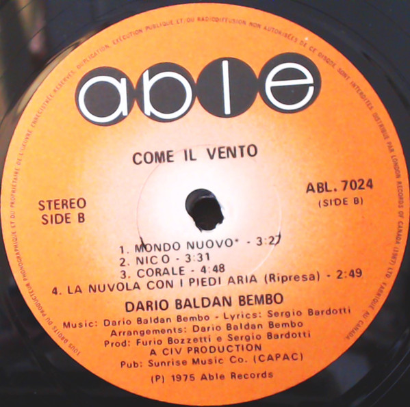 Dario Baldan Bembo - Aria | Able (ABL.7024) - 4