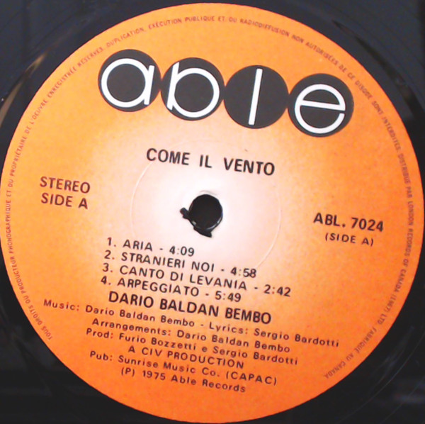 Dario Baldan Bembo - Aria | Able (ABL.7024) - 3
