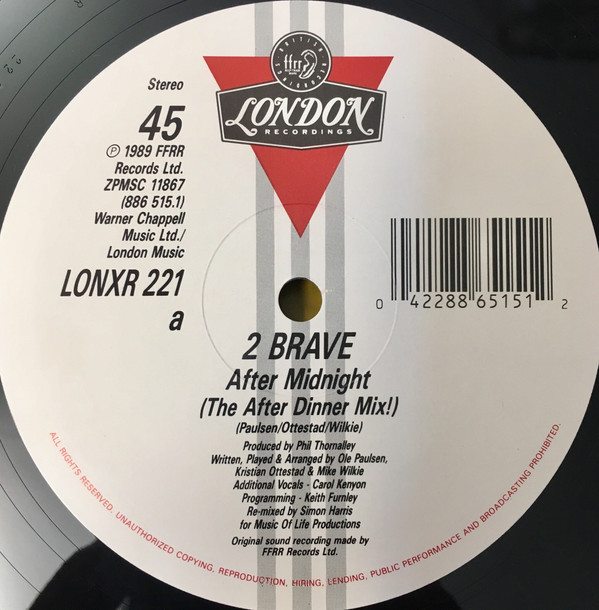 2 Brave - After Midnight (Remix) | London Records (LONXR 221) - 2