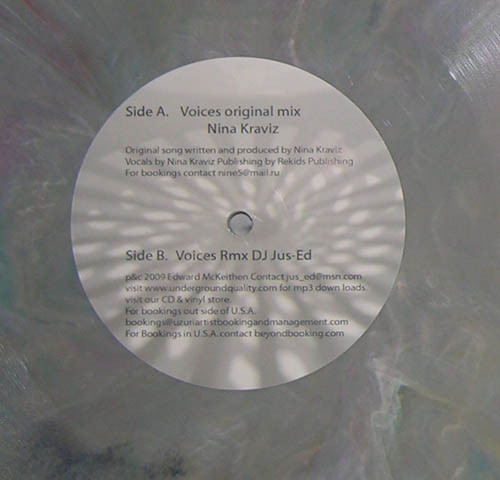 Jus-Ed Presents Nina Kraviz - Voices RMX Project Featuring The East Coast All Star U.Q. Producers | Underground Quality (UQ-019)