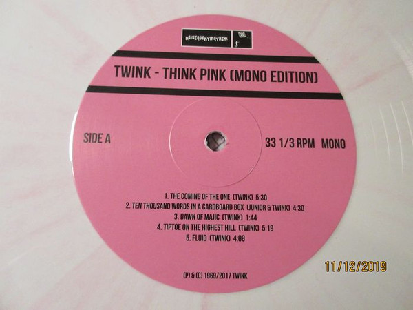 Twink - Think Pink (Mono Edition) | Noiseagonymayhem Records (NAM 022 LP MONO) - 3 Twink - Think Pink (Mono Edition) | Noiseagonymayhem Records (NAM 022 LP MONO) - 3