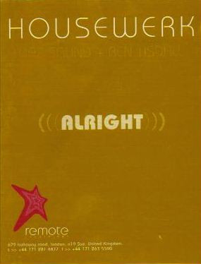 Housewerk - Alright | Remote Recordings (Remote 003) - 3 Housewerk - Alright | Remote Recordings (Remote 003) - 3