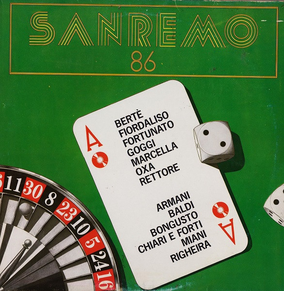 Various - Sanremo 86 | Ricordi (TFSR 86)