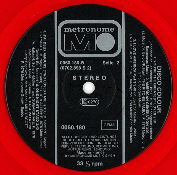 Various - Disco Colour | Metronome (0060.180) - 4
