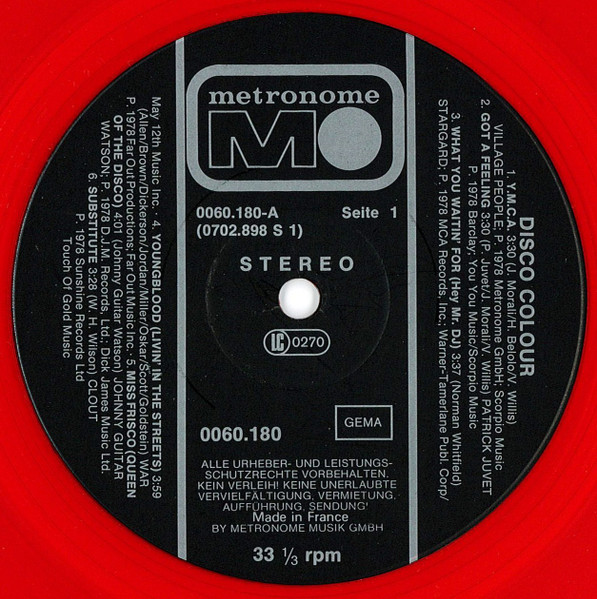 Various - Disco Colour | Metronome (0060.180) - 3