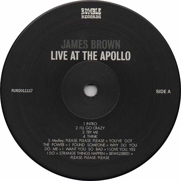 James Brown - Live At The Apollo | Rumble Records (RUM 2011117) - 3