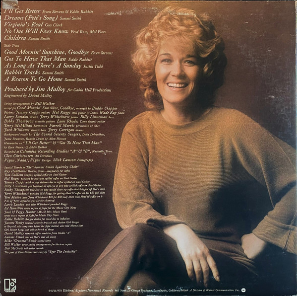 Sammi Smith - As Long As There's A Sunday | Elektra (7E-1058) - 2 Sammi Smith - As Long As There's A Sunday | Elektra (7E-1058) - 2