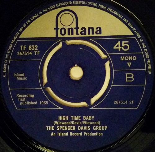 The Spencer Davis Group - Keep On Running | Fontana (TF 632) - 2 The Spencer Davis Group - Keep On Running | Fontana (TF 632) - 2