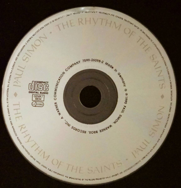 Paul Simon - The Rhythm Of The Saints | Warner Bros. Records (7599-26098-2) - 4 Paul Simon - The Rhythm Of The Saints | Warner Bros. Records (7599-26098-2) - 4