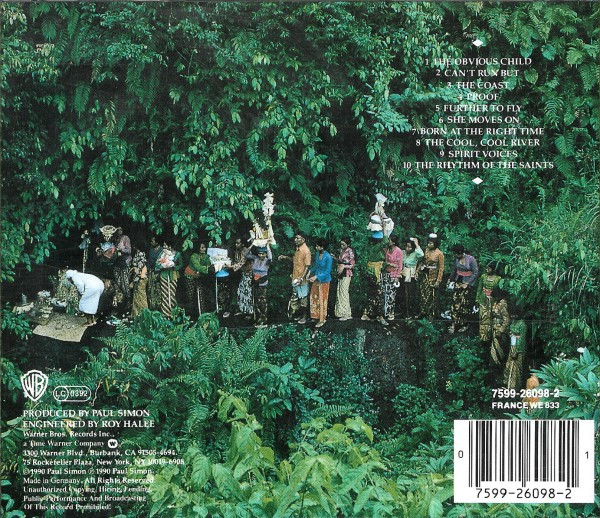 Paul Simon - The Rhythm Of The Saints | Warner Bros. Records (7599-26098-2) - 2 Paul Simon - The Rhythm Of The Saints | Warner Bros. Records (7599-26098-2) - 2