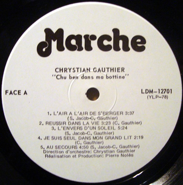 Christian Gauthier - Chu Ben Dans Ma Bottine | Marche (LDM-12701) - 4 Christian Gauthier - Chu Ben Dans Ma Bottine | Marche (LDM-12701) - 4
